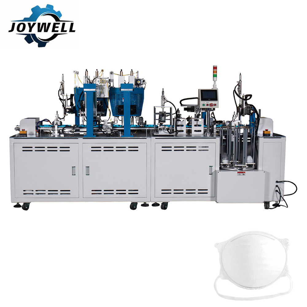 Disposable High Efficiency Automatic Cup Shape Mask Earloop Welding Machine