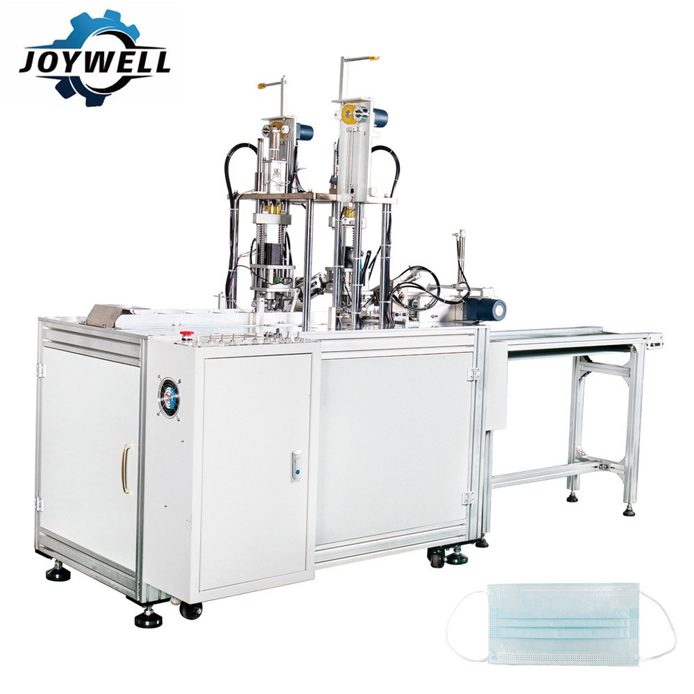 Joywell Mfs-03r Cover Mask Mink Blanket Machine Price Outer Ear-Loop Welding Machine (Air Cylinder Tumtable Type)
