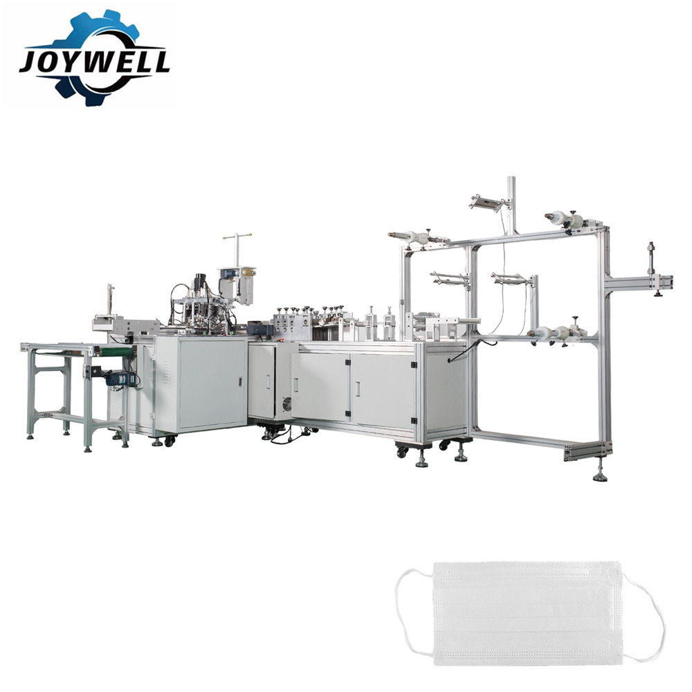 Disposable Foldable Outer Ear-Loop Face Mask Making Surgical Machine 1+1 (High Spped Air Cylinder Type)