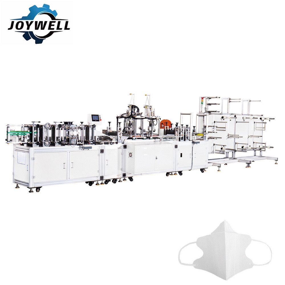 Cotton Waste Process Face Air Covering Folding Face Mask Masking Machine (High Speed Type)