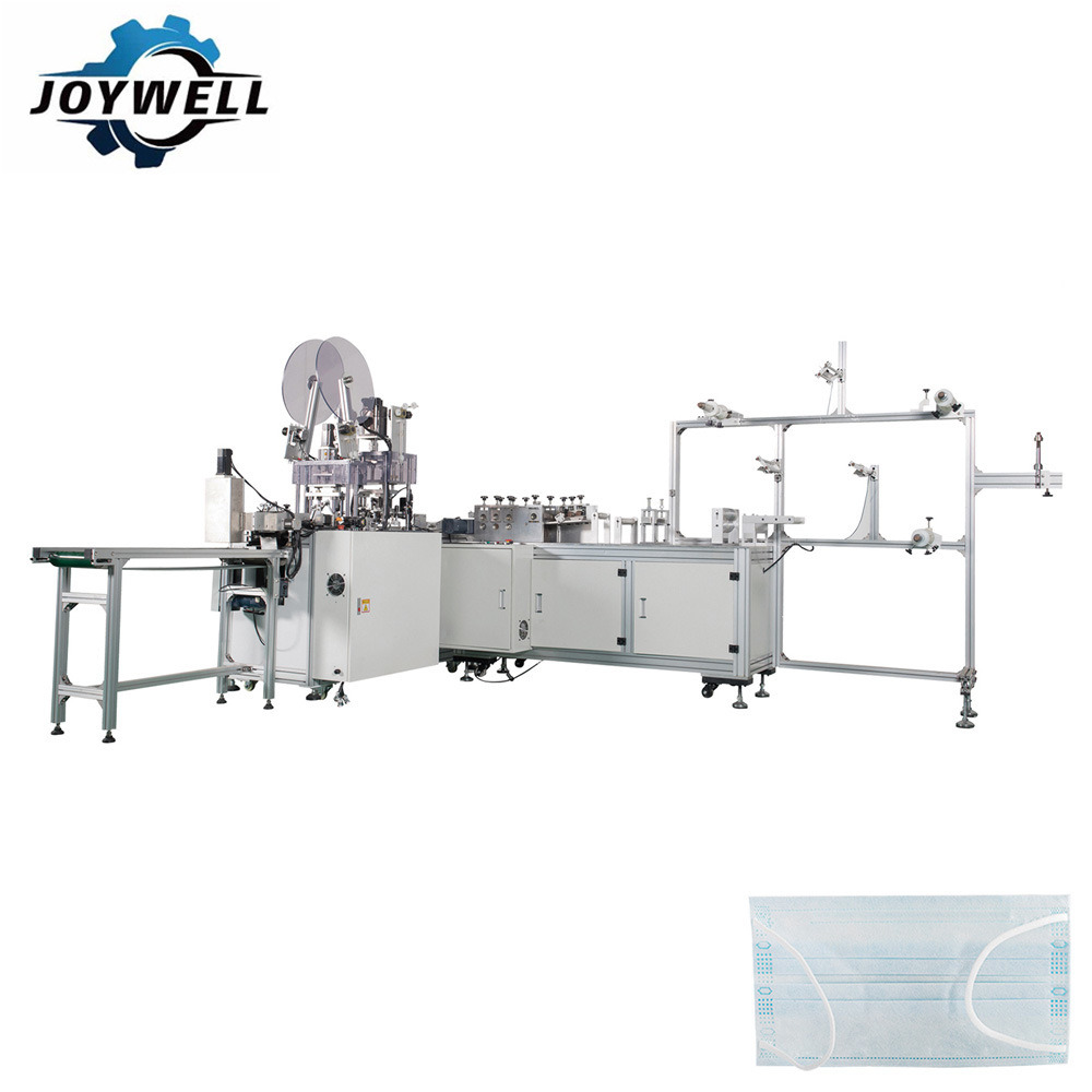Joy Well Inner Ear-Loop Face Mask Making Machine with Full Process Automation (Motor Type)