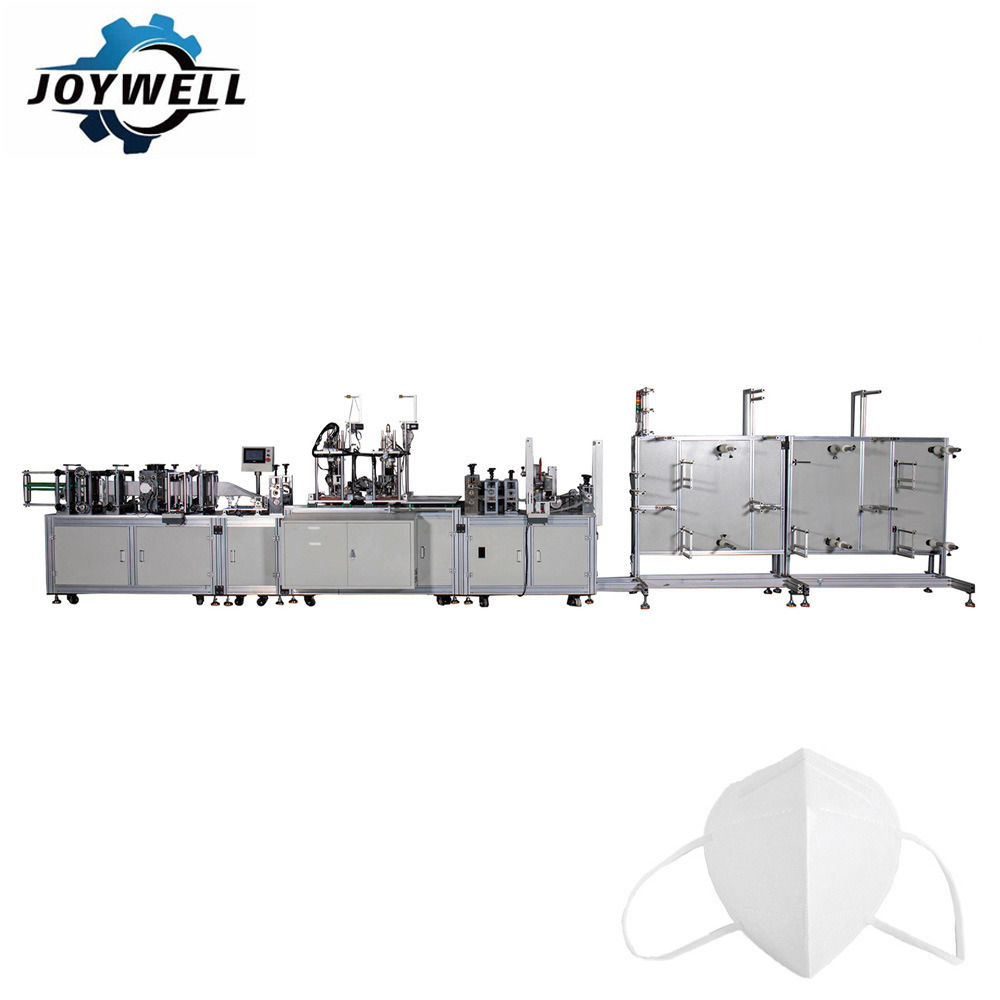 Joy Well Folding Mask Cup Mask Forming Machine with Full Process Automation